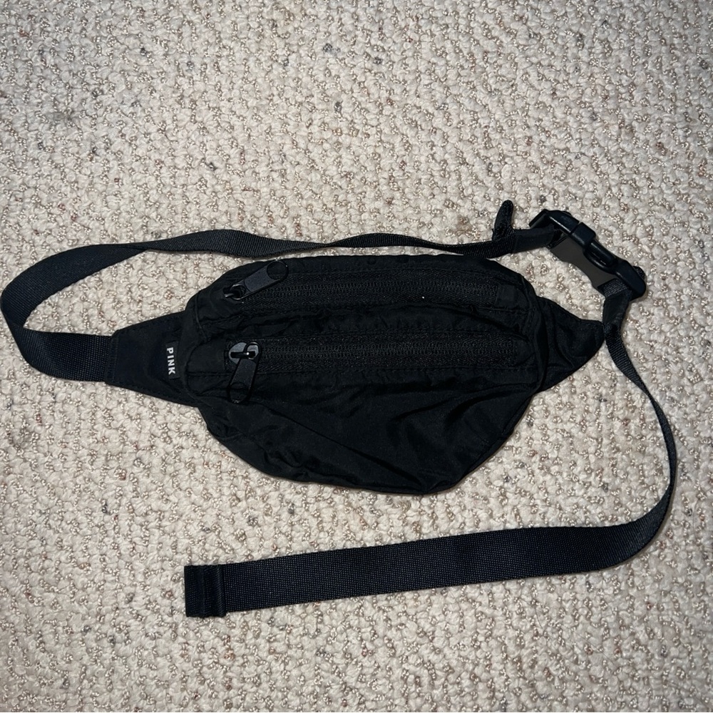 Black mini fanny pack / belt bag from PINK